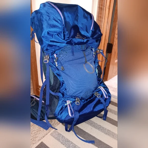 Gregory Vibrant Blue Hiking Backpack - Picture 3 of 15